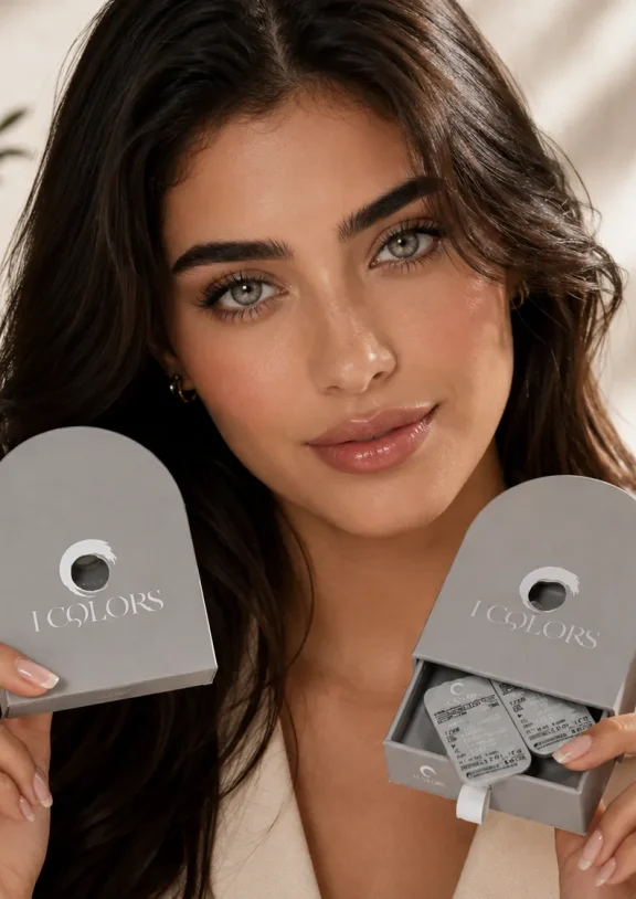 iColors lenses are designed to bring together refined beauty, natural-looking color, and a comfortable wearing experience. Each shade is carefully curated to enhance your eyes while keeping your look elegant and effortless.