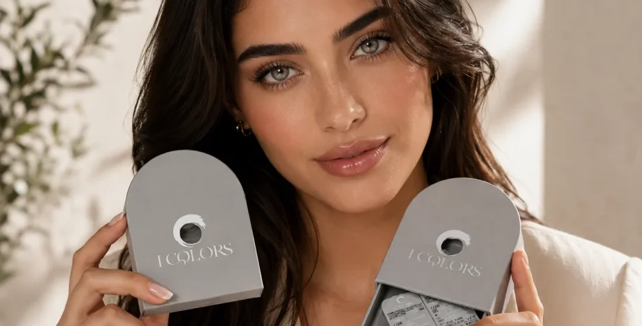 iColors lenses are designed to bring together refined beauty, natural-looking color, and a comfortable wearing experience. Each shade is carefully curated to enhance your eyes while keeping your look elegant and effortless.